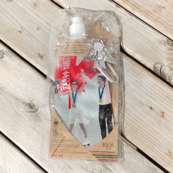 Limited Edition Tessa Virtue Scott Moir BIOS H20 Water Bottle NIP - Picture 1 of 2